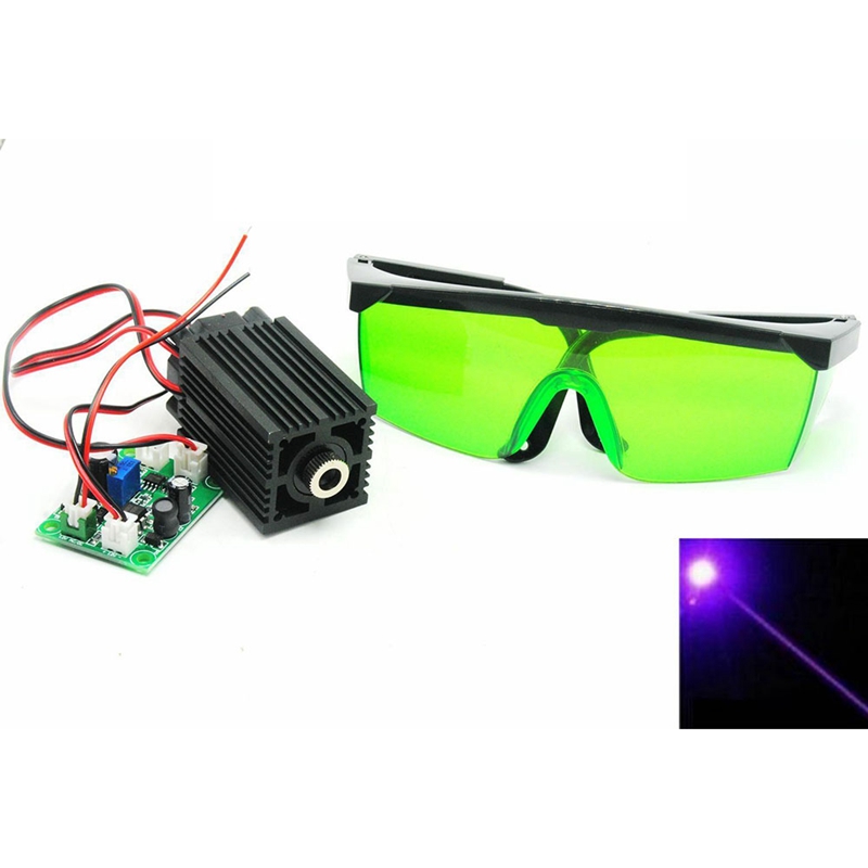 Diode Laser Module - Hoogvermogen 405 nm 100 mW violet/blauwe
