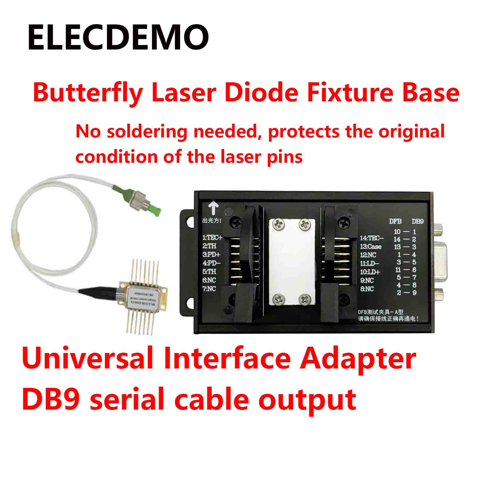 Diode Laser Module - 14-pins montagebasis, DFB vlinderlaserdiode driver board
