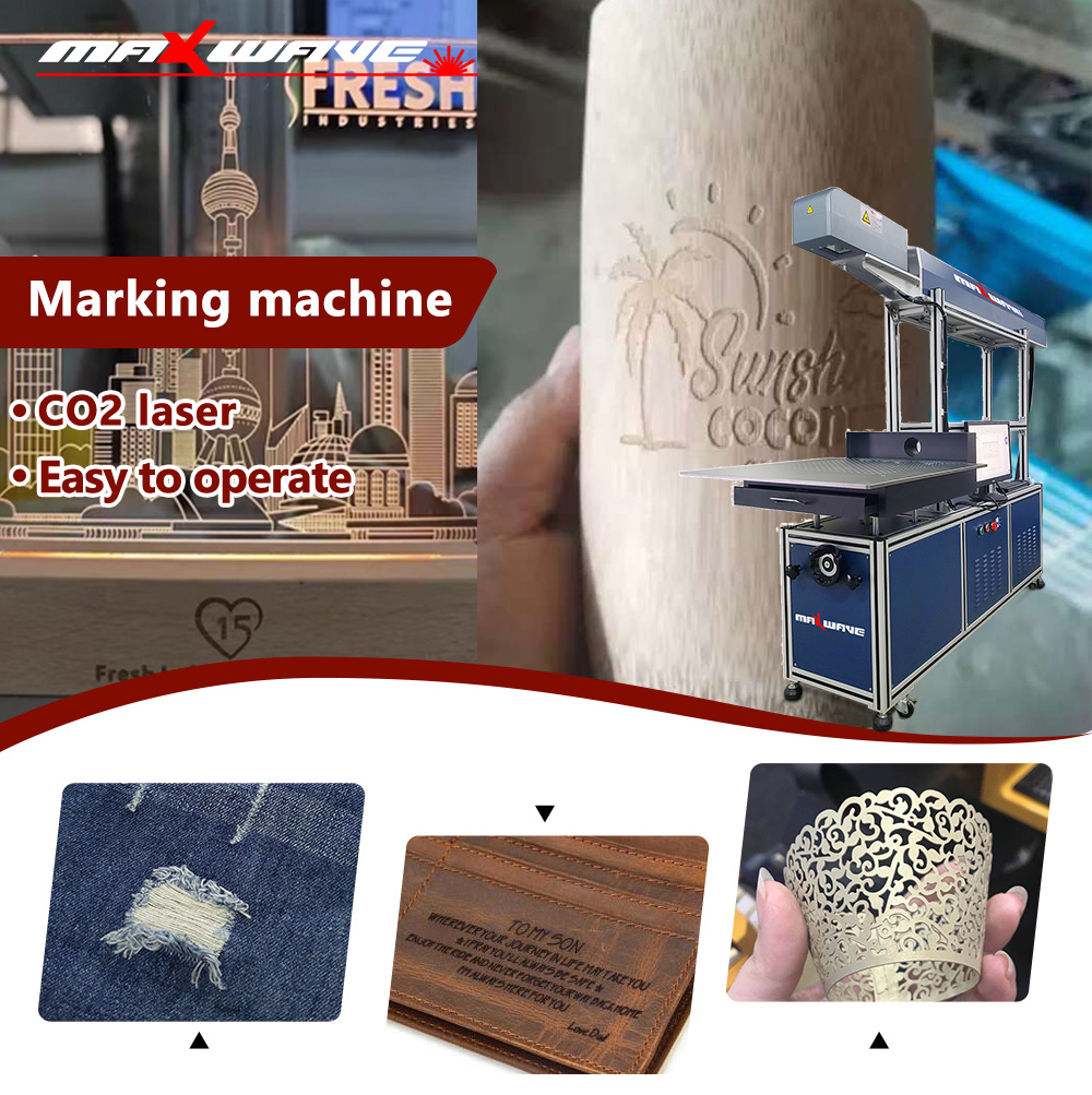 Industrial Laser Packaging - Hoge snelheid CO2-lasermarkeerapparaat MaxWave voor efficiënt