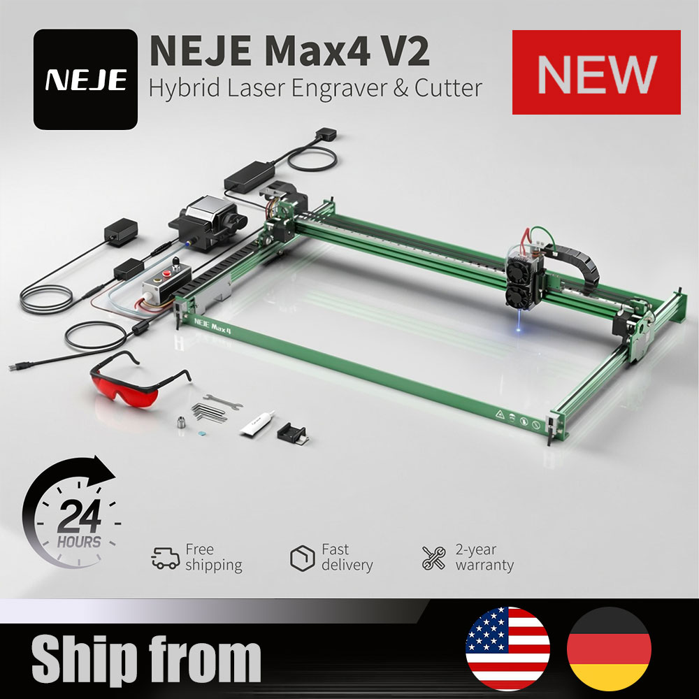 NEJE Max4 V2 E80 80W Lasergrav - Industrial Grade Laser Cutter recensie en prijs
