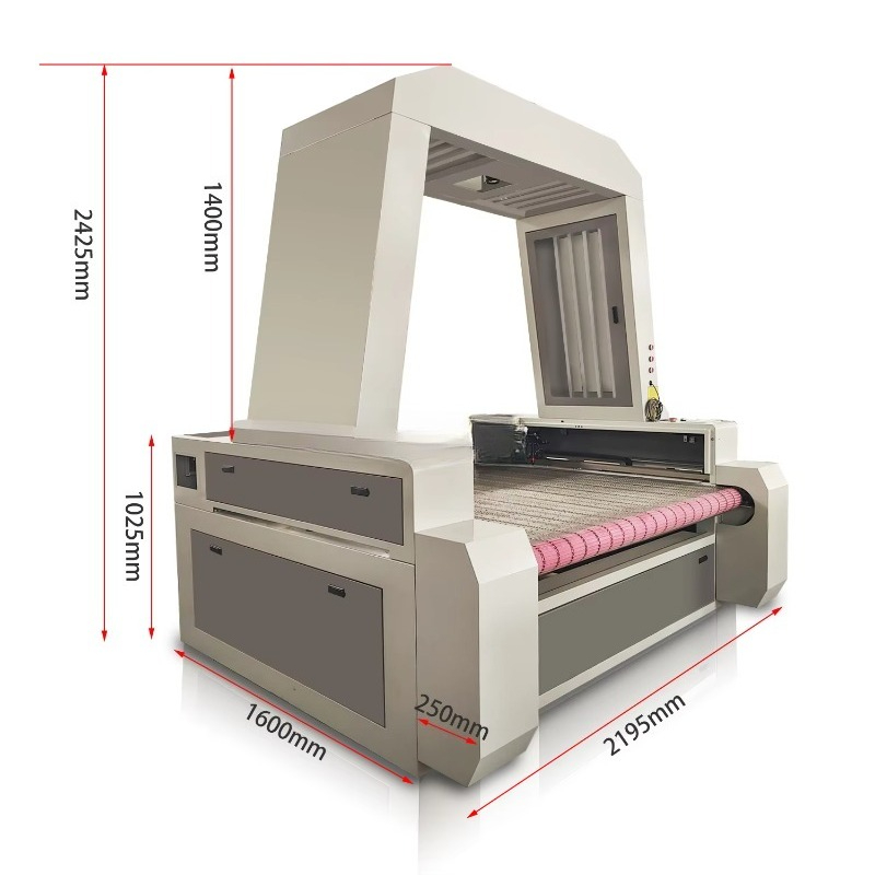 1610 CCD-camera lasersnijmachi - Industrial Laser Fabric Cutting Machine recensie en prijs