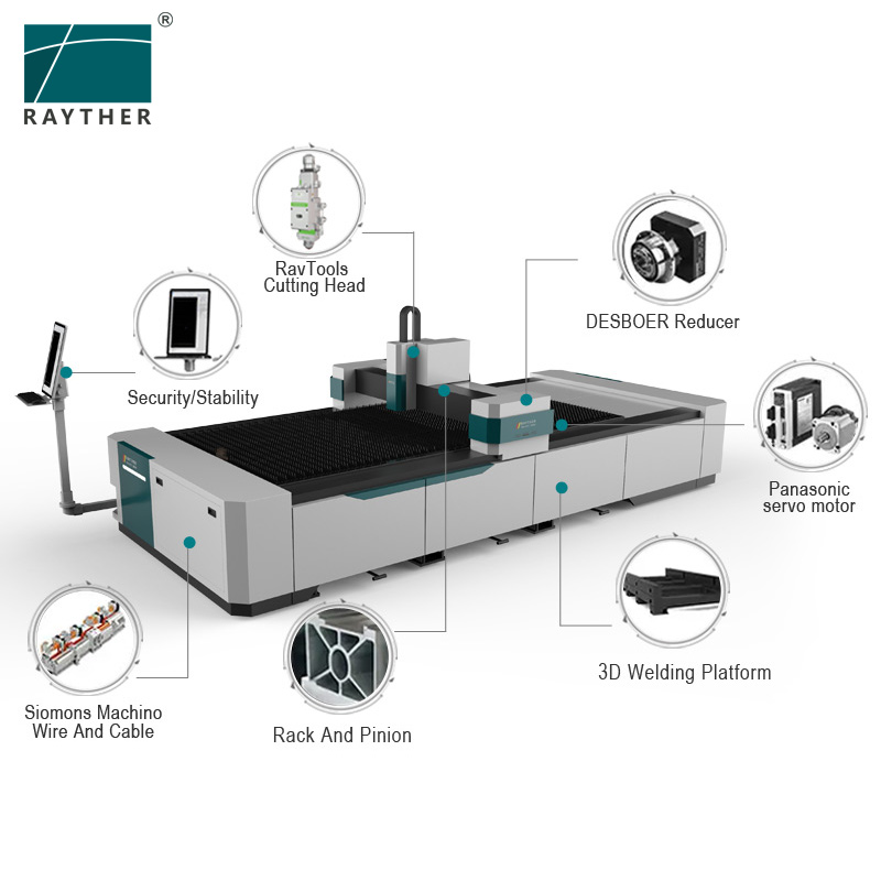Hoogprecisie CNC 1500W Lasersn - Fiber Laser Cutting Machine recensie en prijs