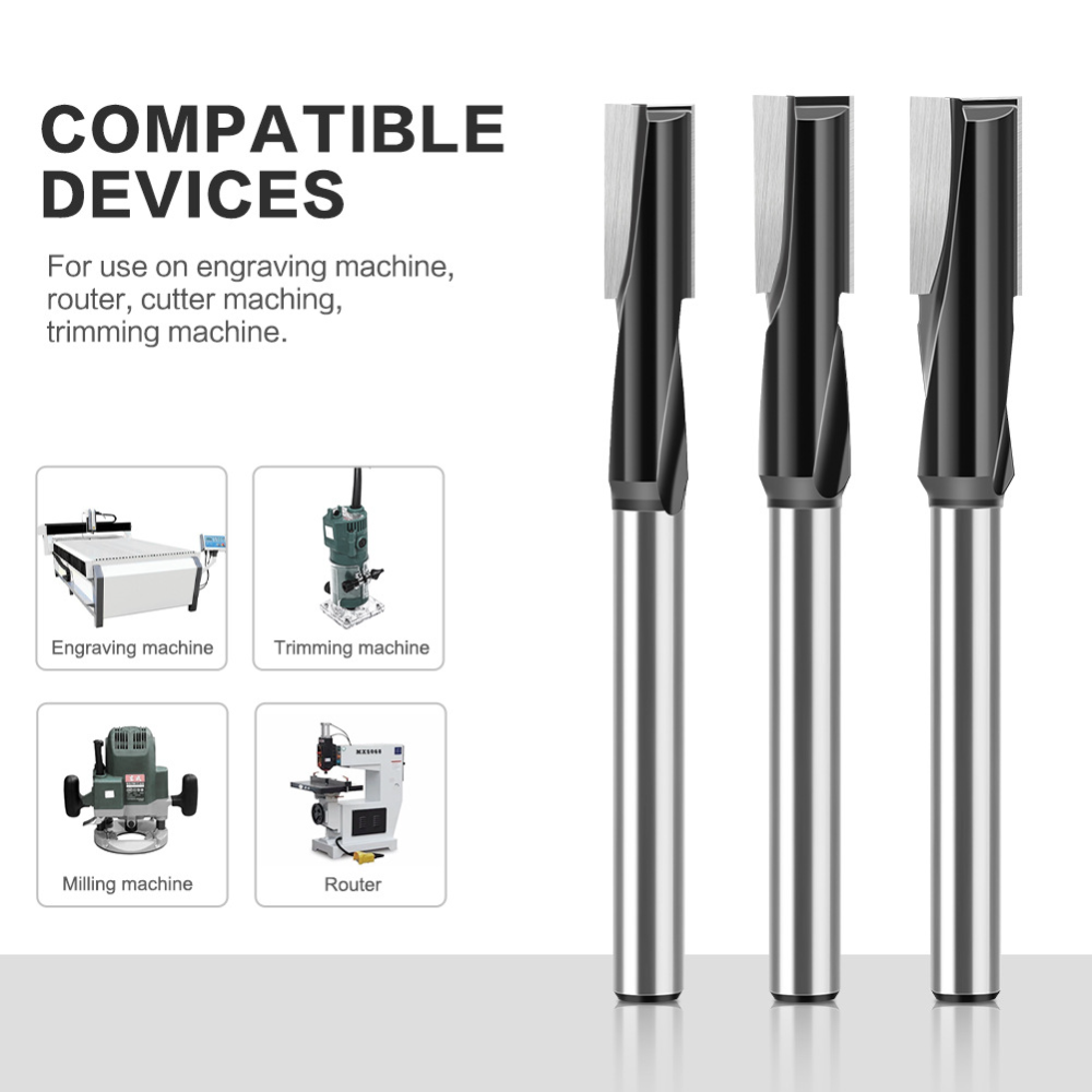 12mm Schacht Rechte Frees Dubb - Cnc Router Bit recensie en prijs