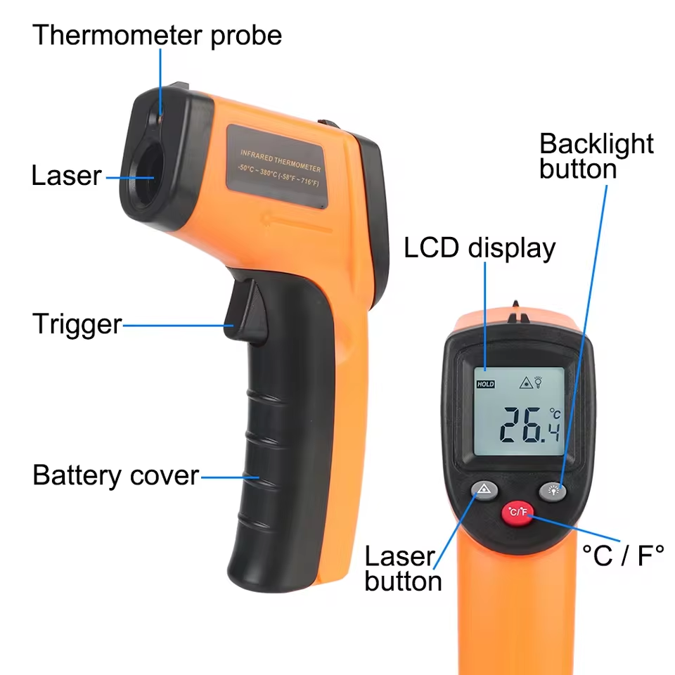Nieuw T600 T600A digitaal infr - Industrial Laser Temperature recensie en prijs