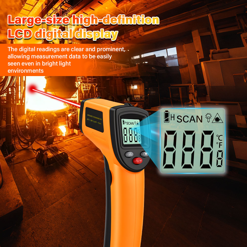 Digitale infraroodthermometer  - Industrial Laser Temperature recensie en prijs