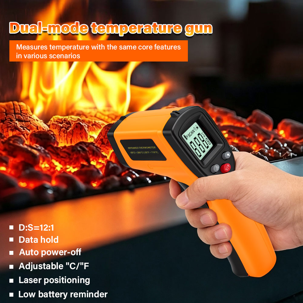 Digitale infraroodthermometer  - Industrial Laser Temperature recensie en prijs