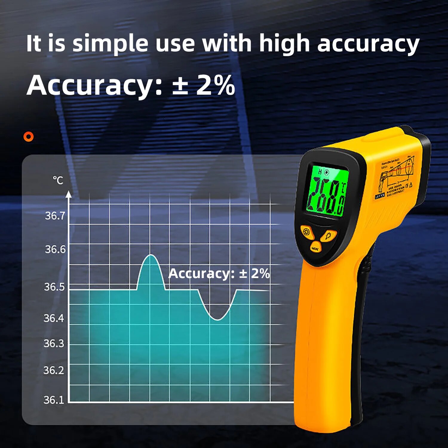 Digitale Infraroodthermometer- - Industrial Laser Temperature recensie en prijs