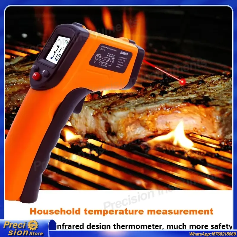 Infraroodthermometerpistool Co - Industrial Laser Temperature recensie en prijs