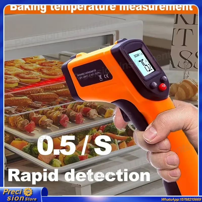 Infraroodthermometerpistool Co - Industrial Laser Temperature recensie en prijs